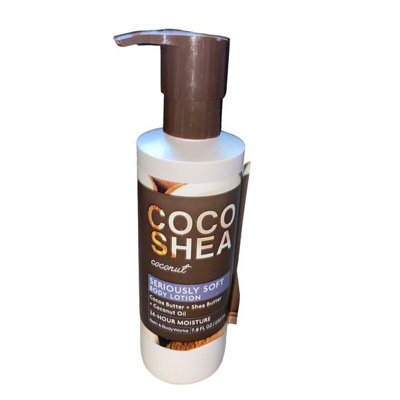 Bath & Body Works COCO SHEA Coconut Seriously Soft Body Lotion 7.8 oz NEW Rare - Picture 1 of 4